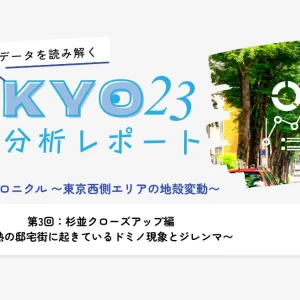 【特集連載】旧３学区クロニクル 〜東京西側エリアの地殻変動〜　第3回：杉並編　成熟の邸宅街に起きているドミノ現象とジレンマヘッダーイメージ