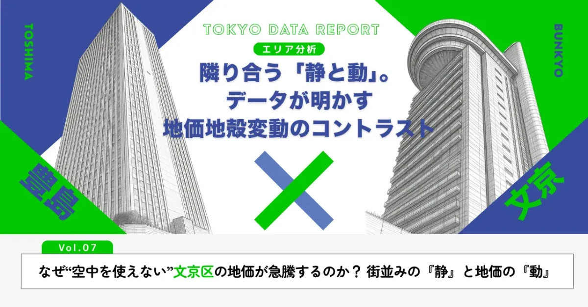 第7回：なぜ“空中を使えない”文京区の地価が急騰するのか？ 街並みの『静』と地価の『動』
